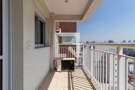 Varanda Sala de apartamento à venda com 1 quarto, 47m² em Brás, São Paulo