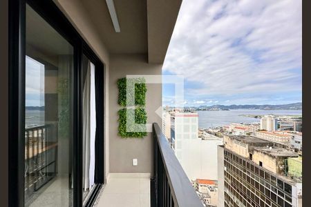 Varanda de kitnet/studio à venda com 1 quarto, 32m² em Centro, Rio de Janeiro