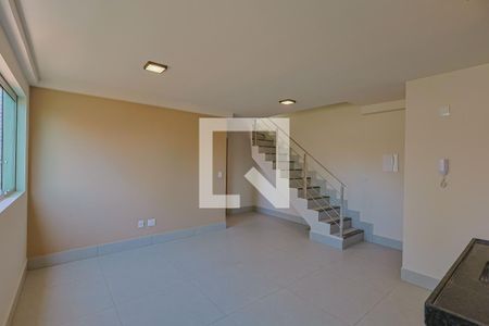 Sala/Cozinha  de apartamento para alugar com 1 quarto, 80m² em São Pedro, Belo Horizonte