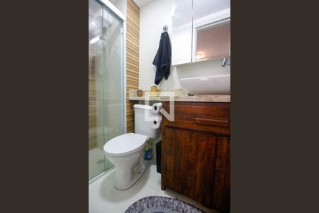 Banheiro da Suíte de apartamento à venda com 4 quartos, 98m² em Parque Marabá, São Paulo