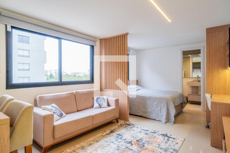 Sala de apartamento à venda com 1 quarto, 42m² em Centro Histórico, Porto Alegre