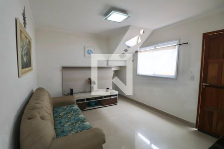 Sala de casa para alugar com 1 quarto, 40m² em Vila Carla, Guarujá