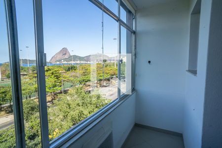 Varanda da Sala de apartamento para alugar com 1 quarto, 39m² em Flamengo, Rio de Janeiro