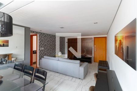 Sala de apartamento para alugar com 3 quartos, 96m² em Castelo, Belo Horizonte