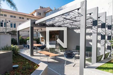 Studio para alugar com 32m², 1 quarto e sem vagaChurrasqueira