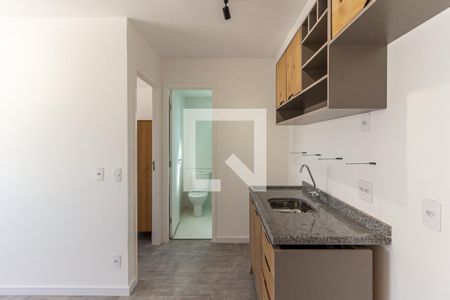 Cozinha de kitnet/studio para alugar com 1 quarto, 27m² em Vila Buarque, São Paulo