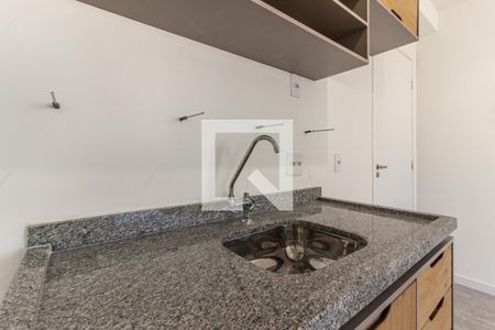 Cozinha de kitnet/studio para alugar com 1 quarto, 27m² em Vila Buarque, São Paulo