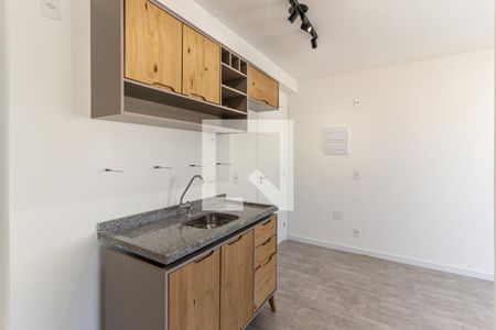 Cozinha de kitnet/studio para alugar com 1 quarto, 27m² em Vila Buarque, São Paulo