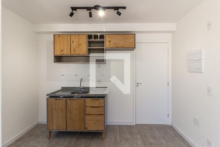 Cozinha de kitnet/studio para alugar com 1 quarto, 27m² em Vila Buarque, São Paulo
