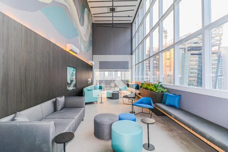 Apartamento para alugar com 38m², 1 quarto e 1 vaga Apartamento para alugar com 38m², 1 quarto e 1 vagaÁrea comum - Lounge