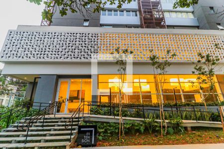 Apartamento para alugar com 38m², 1 quarto e 1 vaga Apartamento para alugar com 38m², 1 quarto e 1 vagaÁrea comum - Fachada