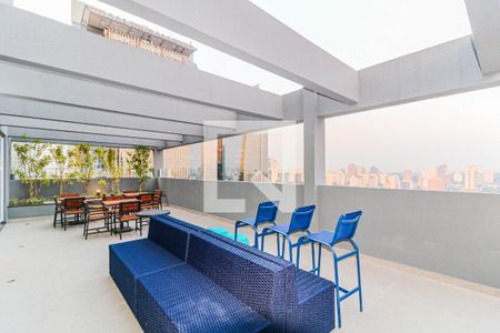 Apartamento para alugar com 38m², 1 quarto e 1 vaga Apartamento para alugar com 38m², 1 quarto e 1 vagaÁrea comum - Churrasqueira