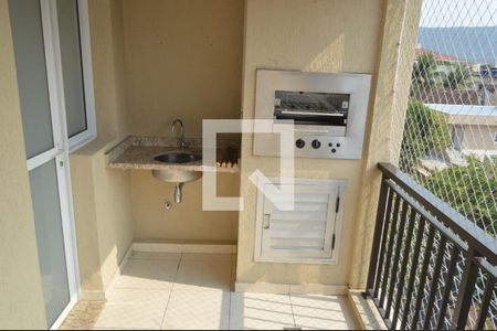 Varanda Gourmet  de apartamento para alugar com 3 quartos, 109m² em Taquara, Rio de Janeiro