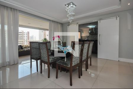 Sala de Jantar de apartamento à venda com 3 quartos, 141m² em Jardim Monte Kemel, São Paulo