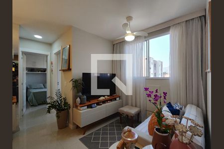 Sala de apartamento para alugar com 2 quartos, 43m² em São Cristóvão, Rio de Janeiro