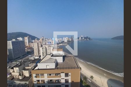 Vista da Sala de apartamento para alugar com 1 quarto, 42m² em Centro, São Vicente