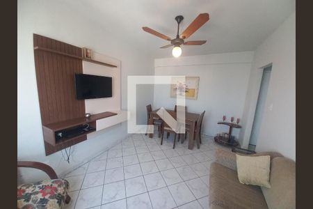 Sala de apartamento para alugar com 1 quarto, 42m² em Centro, São Vicente