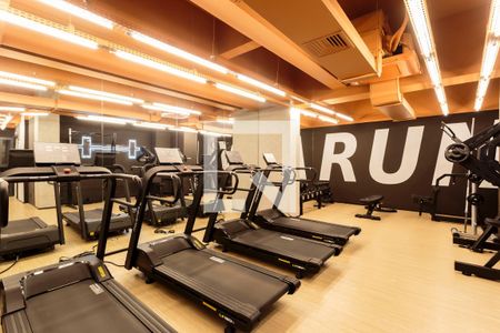 Studio para alugar com 31m², 1 quarto e sem vaga Studio para alugar com 31m², 1 quarto e sem vagaÁrea comum - Academia