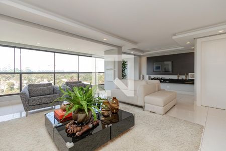 Sala de apartamento à venda com 4 quartos, 379m² em Granja Julieta, São Paulo