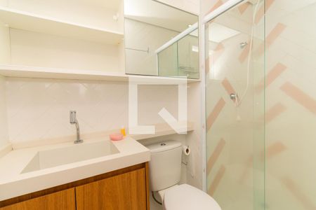 Apartamento à venda com 29m², 1 quarto e sem vagaBanheiro da Suíte