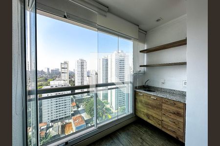 Sala de apartamento à venda com 1 quarto, 47m² em Santo Amaro, São Paulo