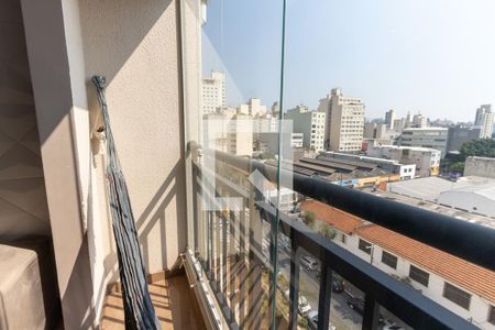Varanda Sala de apartamento à venda com 2 quartos, 42m² em Bom Retiro, São Paulo