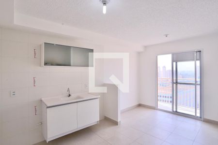 Sala/Cozinha de apartamento para alugar com 1 quarto, 34m² em Belenzinho, São Paulo