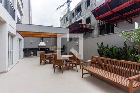 Apartamento à venda com 37m², 1 quarto e 1 vagaChurrasqueira