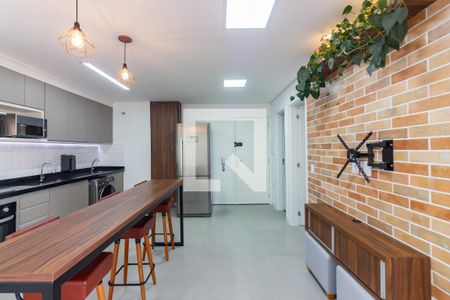 Sala e Cozinha  de apartamento à venda com 1 quarto, 37m² em Presidente Altino, Osasco