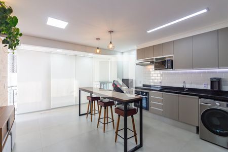 Sala e Cozinha  de apartamento à venda com 1 quarto, 37m² em Presidente Altino, Osasco