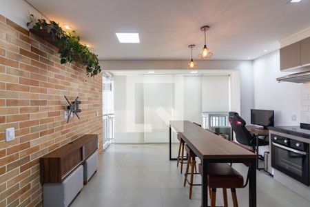 Sala e Cozinha  de apartamento à venda com 1 quarto, 37m² em Presidente Altino, Osasco