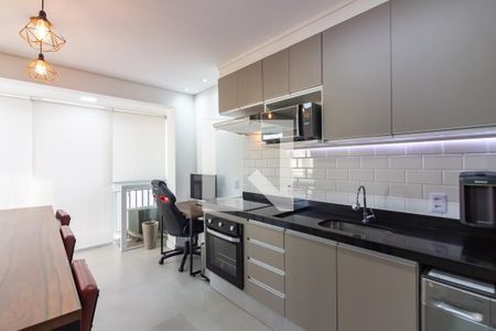 Sala e Cozinha  de apartamento à venda com 1 quarto, 37m² em Presidente Altino, Osasco