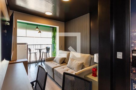 Sala de apartamento para alugar com 1 quarto, 35m² em Consolação, São Paulo