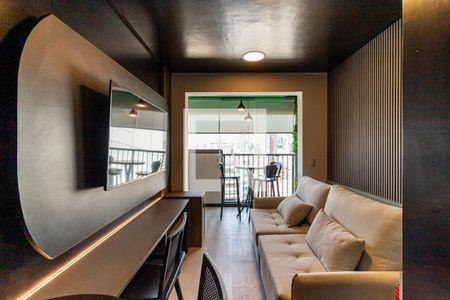 Sala de apartamento para alugar com 1 quarto, 35m² em Consolação, São Paulo
