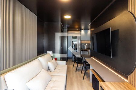 Sala de apartamento para alugar com 1 quarto, 35m² em Consolação, São Paulo