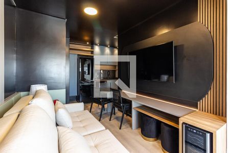 Sala de apartamento para alugar com 1 quarto, 35m² em Consolação, São Paulo