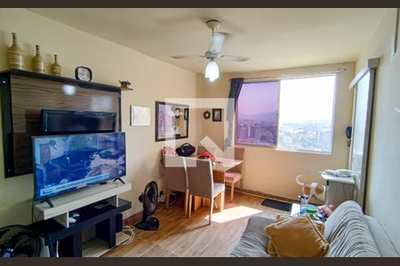 sala de apartamento à venda com 2 quartos, 55m² em Taquara, Rio de Janeiro
