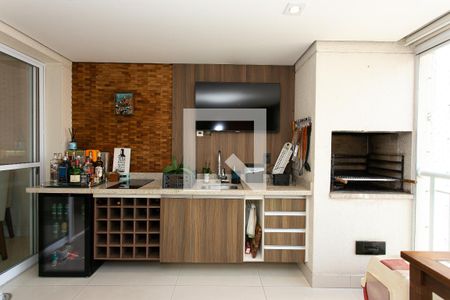 Varanda gourmet de apartamento à venda com 3 quartos, 106m² em Chácara Califórnia, São Paulo