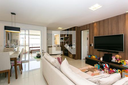 Sala de apartamento à venda com 3 quartos, 106m² em Chácara Califórnia, São Paulo