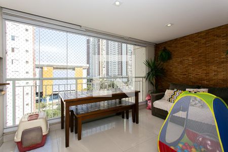 Varanda gourmet de apartamento à venda com 3 quartos, 106m² em Chácara Califórnia, São Paulo