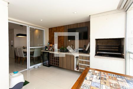 Varanda gourmet de apartamento à venda com 3 quartos, 106m² em Chácara Califórnia, São Paulo