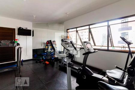 Apartamento para alugar com 39m², 1 quarto e 1 vaga Apartamento para alugar com 39m², 1 quarto e 1 vagaÁrea comum - Academia