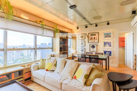 Apartamento à venda com 74m², 1 quarto e 1 vagaSala