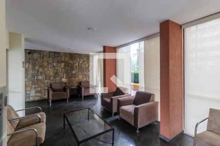 Apartamento para alugar com 77m², 3 quartos e 2 vagasHall social