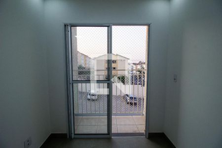 Varanda da Sala de apartamento para alugar com 2 quartos, 47m² em Caguaçu, Sorocaba