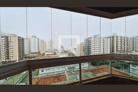 Vista da sala de apartamento para alugar com 2 quartos, 72m² em Guilhermina, Praia Grande