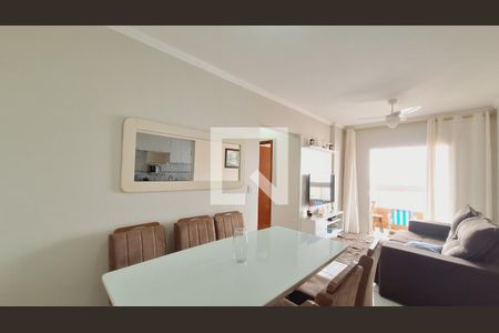 Sala  de apartamento para alugar com 2 quartos, 72m² em Guilhermina, Praia Grande