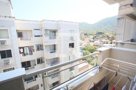 Varanda da Sala de apartamento à venda com 2 quartos, 52m² em Taquara, Rio de Janeiro