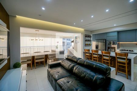 Sala e cozinha de apartamento à venda com 3 quartos, 110m² em Cidade Mãe do Céu, São Paulo