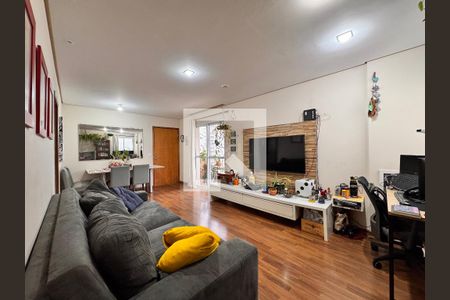 Sala de apartamento à venda com 3 quartos, 98m² em Campestre, Santo André